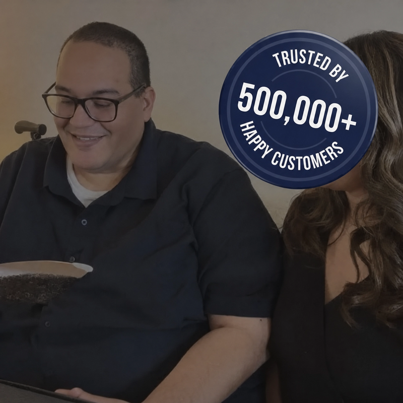 500,000+ HAPPY CUSTOMERS
