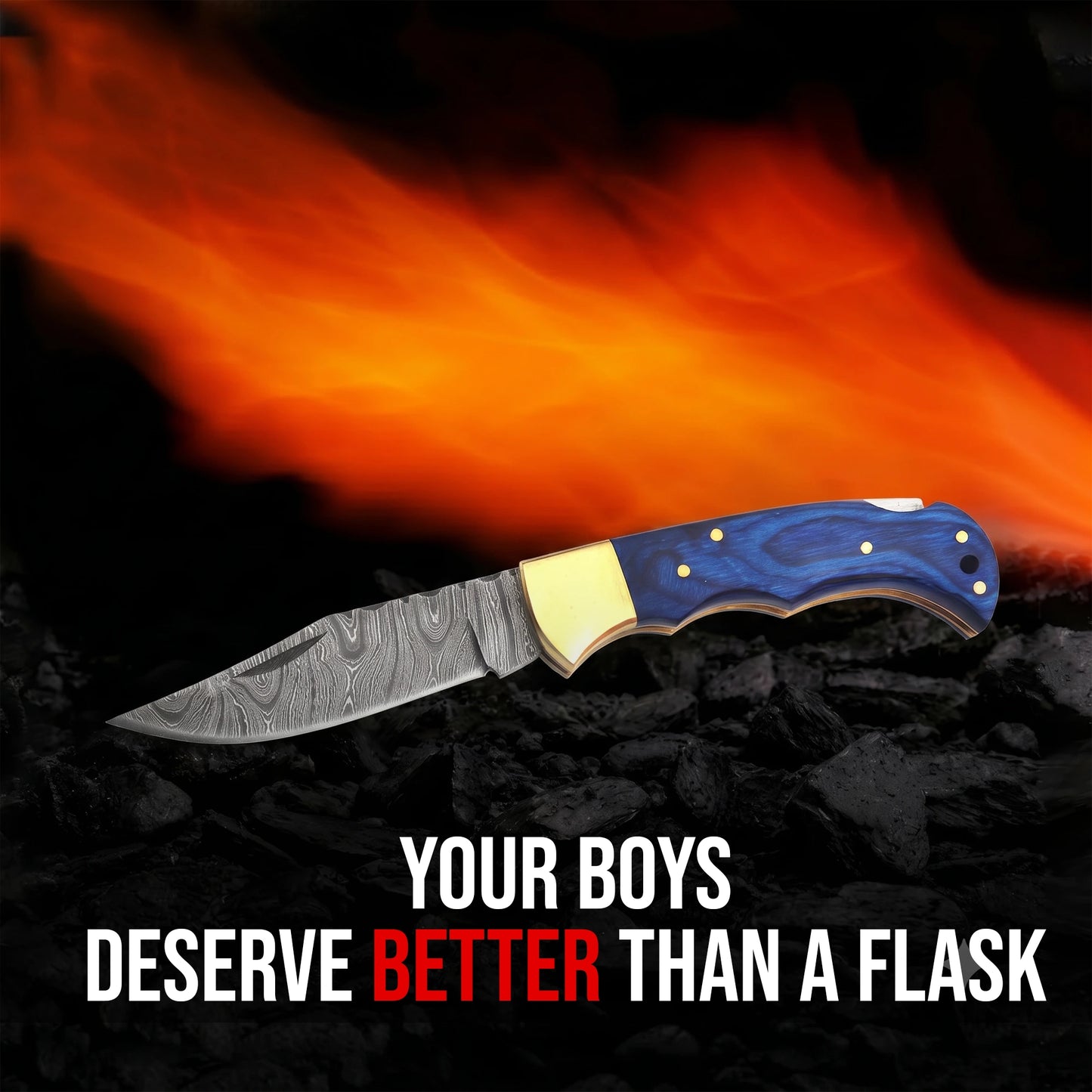 BRASSCUS 6.5' Knife for Groomsmen