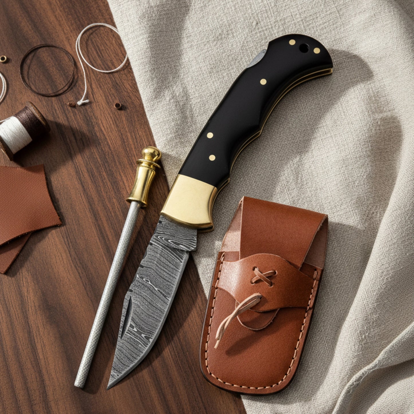 HORNDAMASCO 6.5' GROOMSMEN GIFT