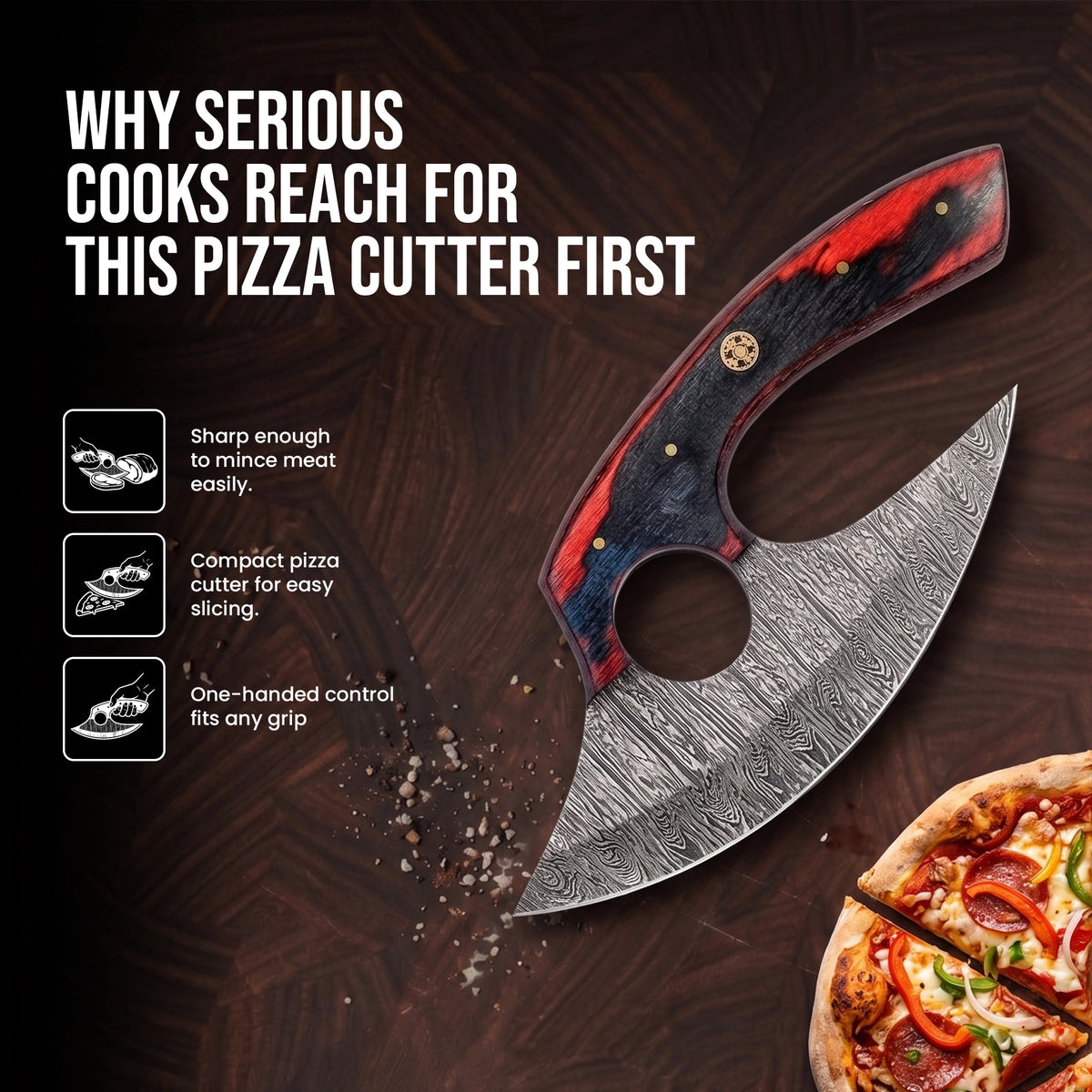 LUNA PIZZA CUTTER KNIFE