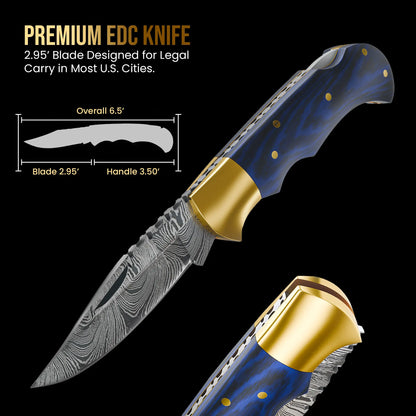 BRASSCUS 6.5' Knife for Groomsmen