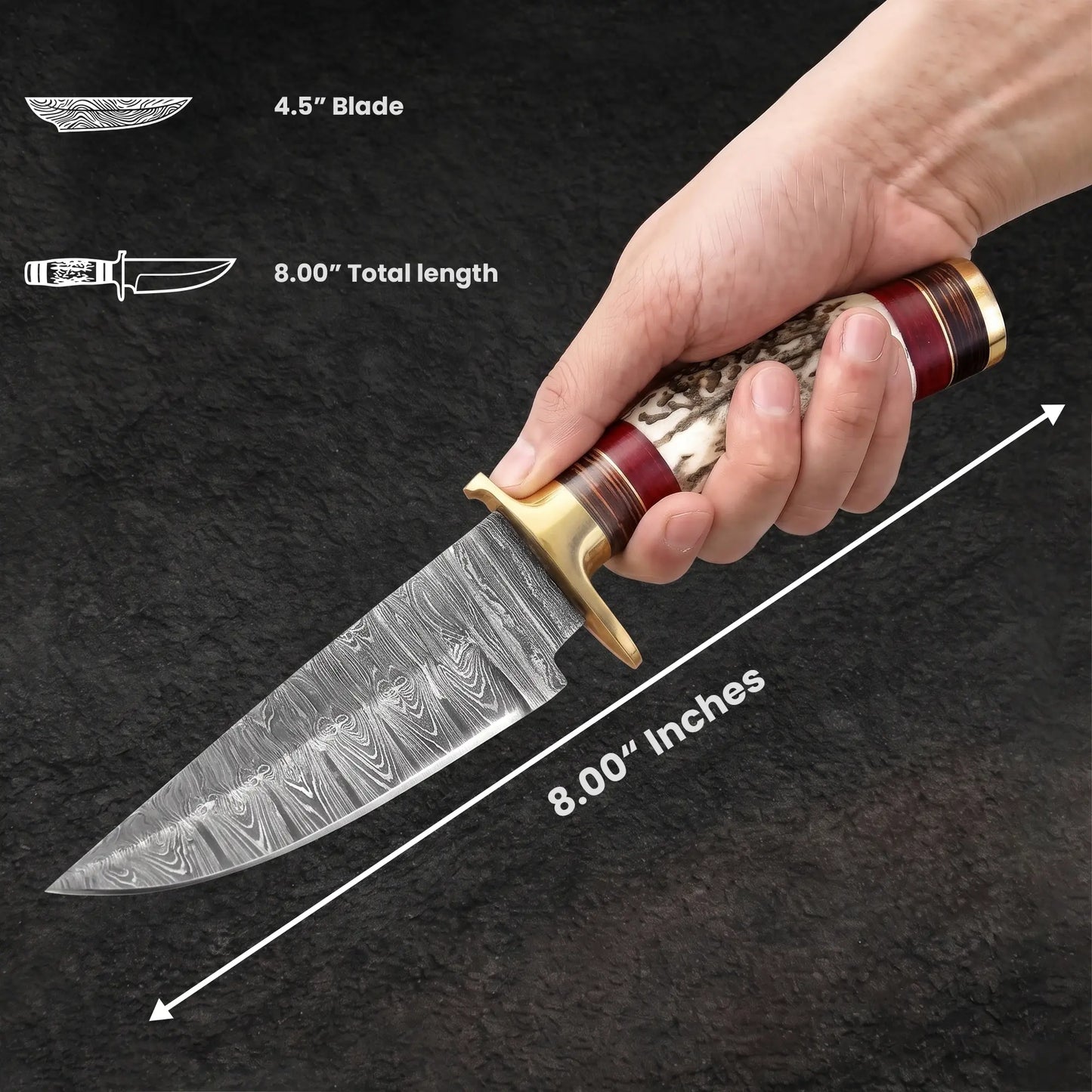 ANTLER KITCHEN KNIFE