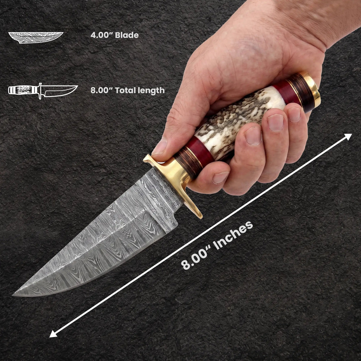 ANTLER KITCHEN KNIFE