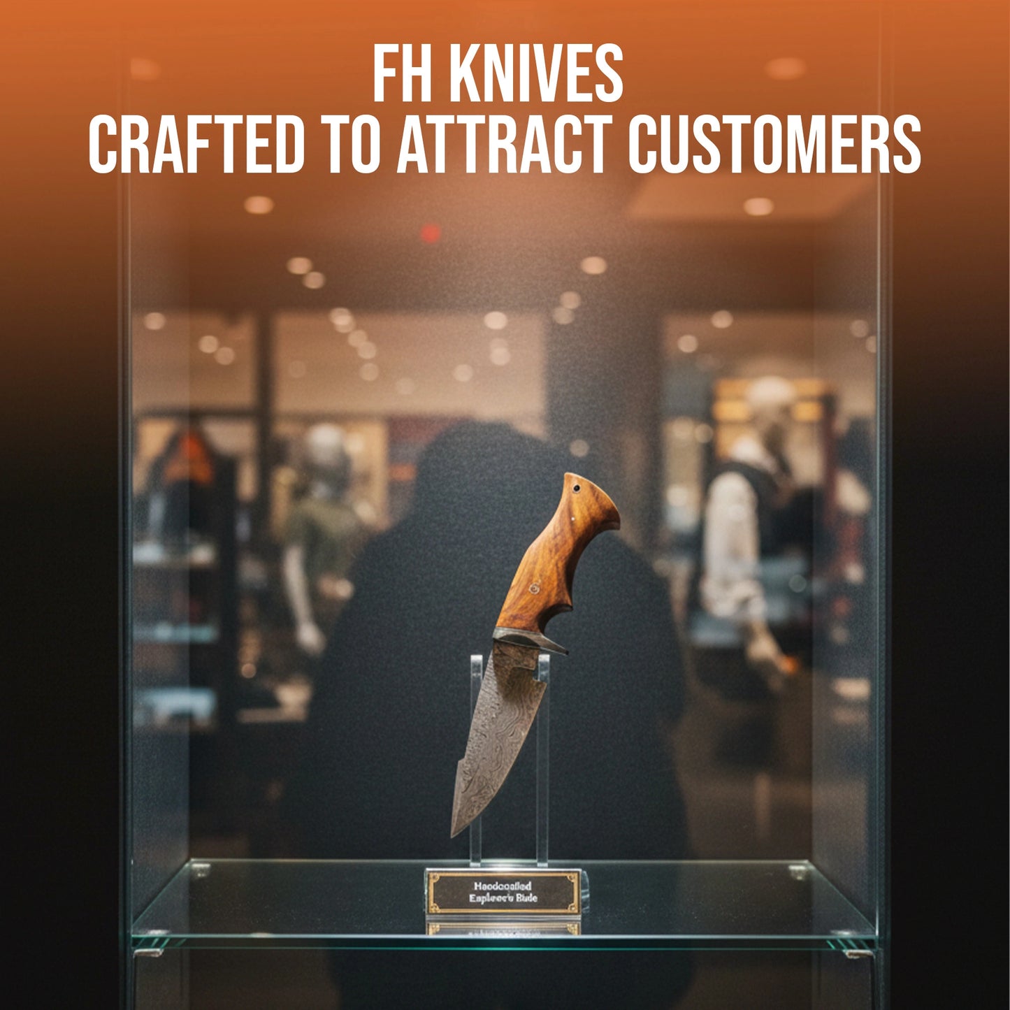 10′ Handmade Damascus Steel Knife with Leather Sheath | MLK-0001