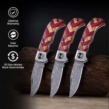 ARTISTICO RED 6.5' GROOMSMEN KNIFE